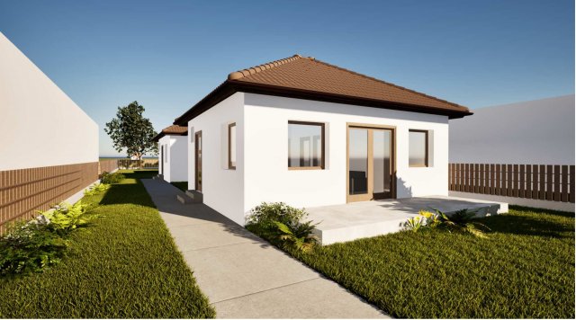 Eladó ikerház, Kiskunlacházán 54.9 M Ft, 2 szobás