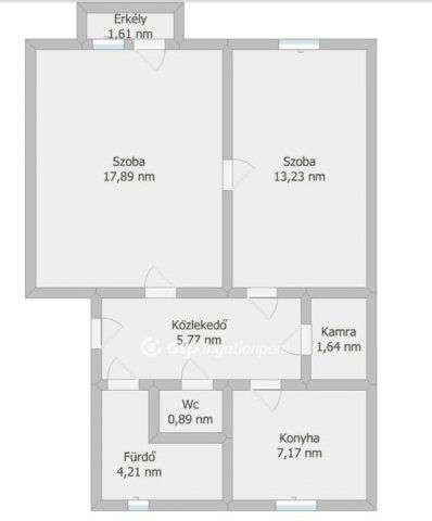 Eladó téglalakás, Szekszárdon 31.9 M Ft, 2 szobás