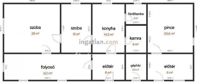 Eladó családi ház, Tiszakécskén 24 M Ft, 3 szobás