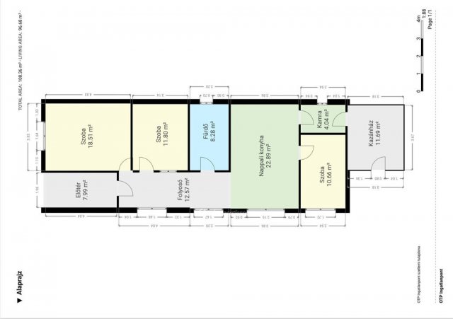 Eladó családi ház, Dobán 39.9 M Ft, 1+2 szobás
