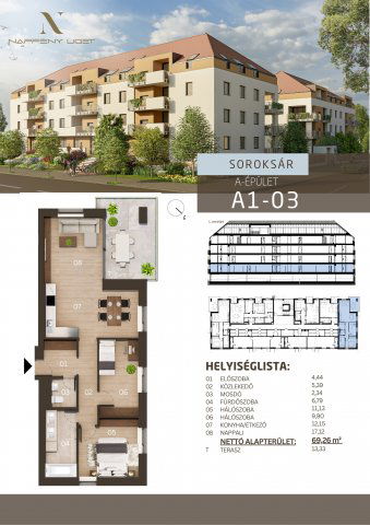 Eladó téglalakás, Budapesten, XXIII. kerületben 99.205 M Ft