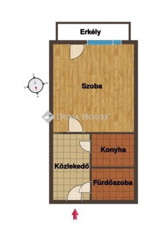 Eladó panellakás, Kecskeméten 34.5 M Ft, 1 szobás