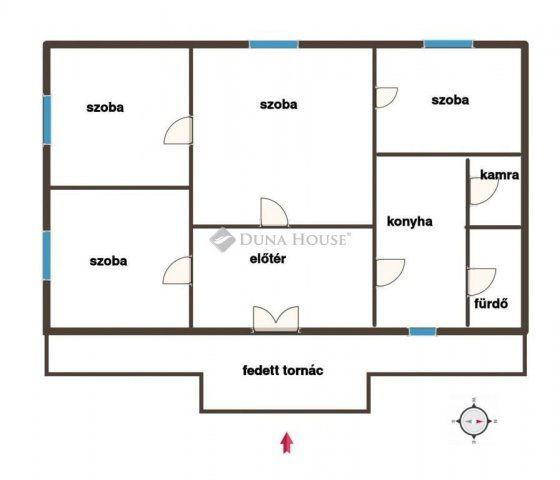 Eladó családi ház, Komorón 10.5 M Ft, 4 szobás