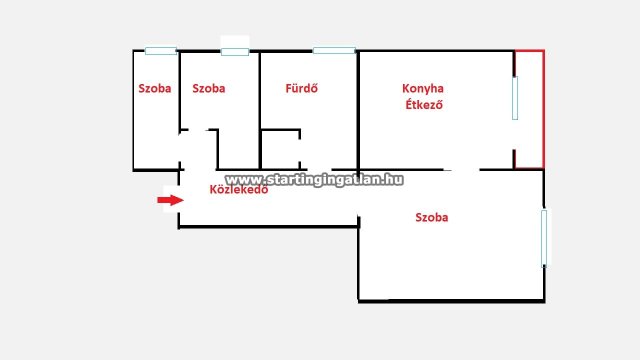 Eladó téglalakás, Budapesten, XIV. kerületben, Hungária körúton