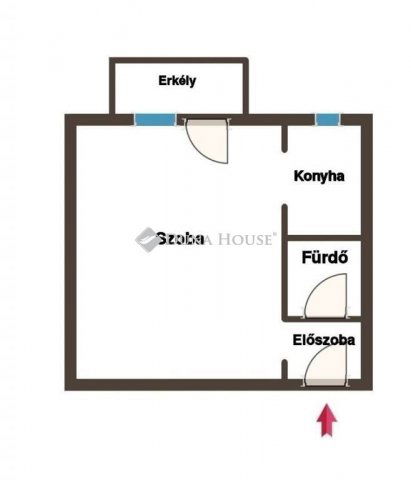 Eladó panellakás, Pécsett 34.9 M Ft, 1 szobás