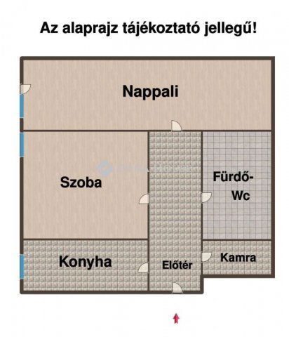 Eladó panellakás, Hajmáskéren 19.9 M Ft, 2 szobás