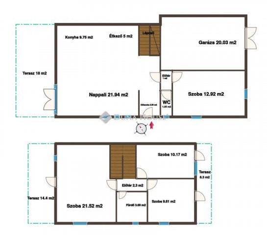 Eladó ikerház, Mogyoródon, Árpád vezér utcában 169 M Ft