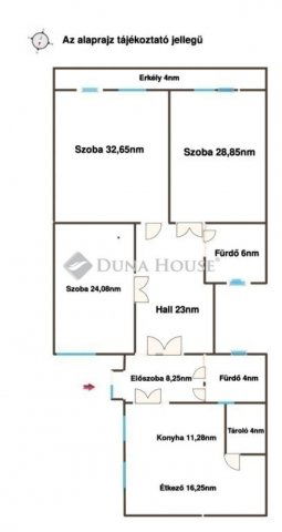 Eladó téglalakás, Budapesten, V. kerületben 170 M Ft, 3 szobás