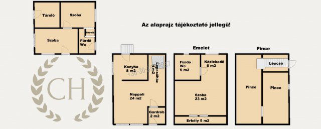 Eladó családi ház, Szatymazon 59.9 M Ft, 4 szobás