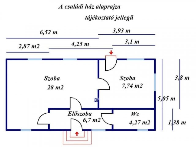 Eladó családi ház, Lajosmizsén 23 M Ft, 2 szobás