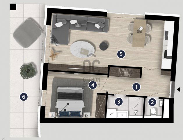 Eladó téglalakás, Siófokon 92.4 M Ft, 2 szobás