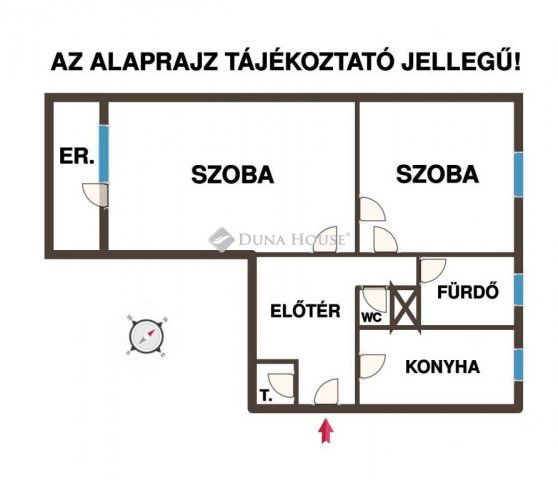 Eladó téglalakás, Budapesten, X. kerületben 59.9 M Ft, 2 szobás
