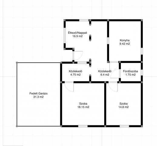 Eladó családi ház, Bánkon 64.9 M Ft, 2 szobás