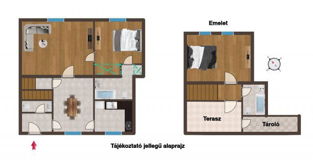 Eladó téglalakás, Budapesten, VII. kerületben 95.9 M Ft