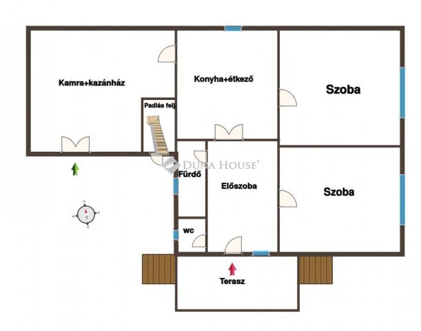 Eladó családi ház, Tiszaalpáron 34.9 M Ft, 2 szobás