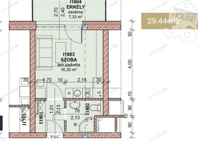 Kiadó téglalakás, albérlet, Ballószögön 220 E Ft / hó