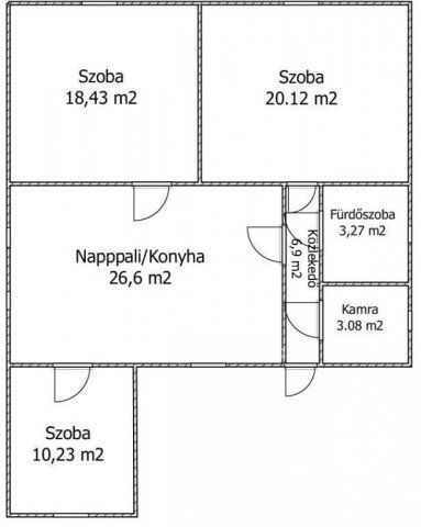 Eladó családi ház, Kunszentmártonban 20.5 M Ft, 2+1 szobás