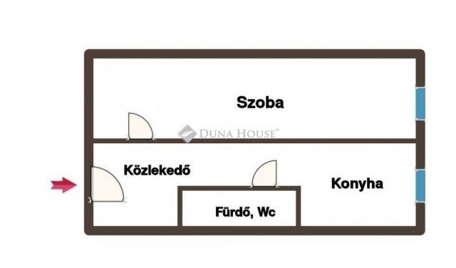 Eladó panellakás, Kecskeméten 31.9 M Ft, 1 szobás
