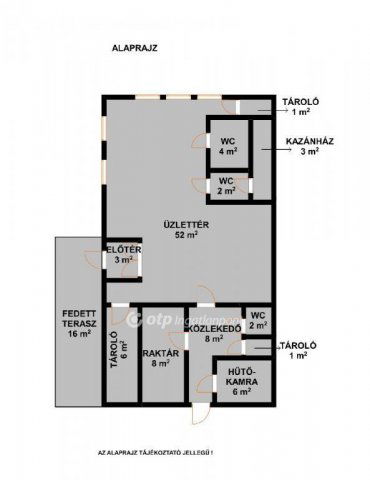 Eladó üzlethelyiség, Körösszegapátin 6.9 M Ft