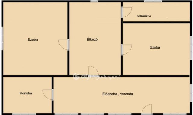 Eladó családi ház, Nádudvaron 10 M Ft, 2 szobás