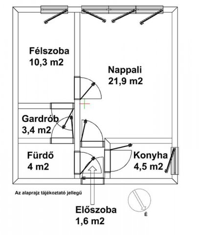 Eladó panellakás, Budapesten, XIV. kerületben 63.9 M Ft, 2 szobás