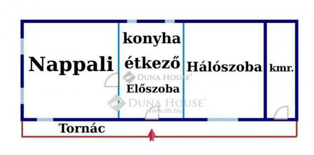 Eladó családi ház, Tordason 29.9 M Ft, 2 szobás