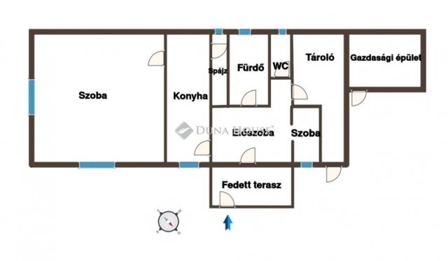 Eladó családi ház, Tárkányban 23 M Ft, 2 szobás