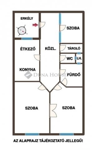 Eladó téglalakás, Budapesten, X. kerületben 95.9 M Ft, 3 szobás