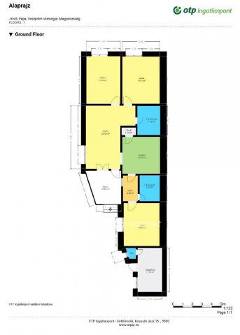 Eladó családi ház, Pápán 57 M Ft, 4 szobás