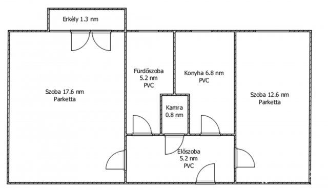Eladó téglalakás, Salgótarjánban 7.49 M Ft, 2 szobás