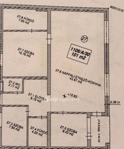 Eladó téglalakás, Szolnokon 111.1 M Ft, 2+2 szobás