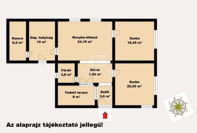 Eladó családi ház, Üllőn 70.5 M Ft, 3 szobás
