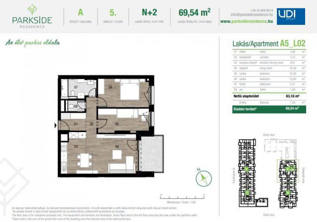 Eladó téglalakás, XIII. kerületben, Visegrádi utcában