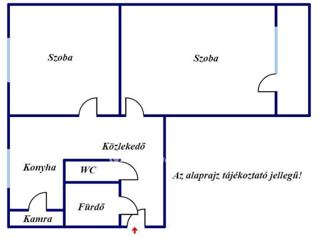 Eladó panellakás, Szegeden 55.9 M Ft, 2 szobás