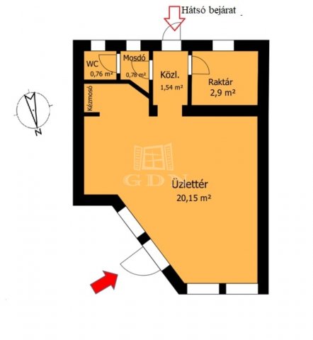 Eladó üzlethelyiség, Miskolcon 9.5 M Ft / költözzbe.hu