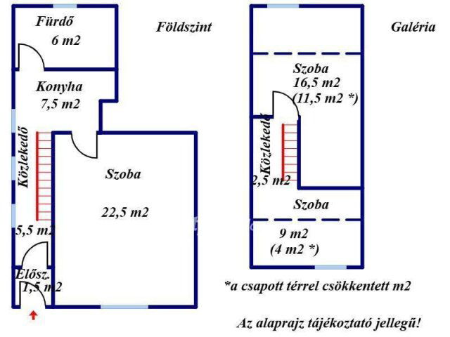 Eladó téglalakás, Békéscsabán 21.5 M Ft, 1+2 szobás