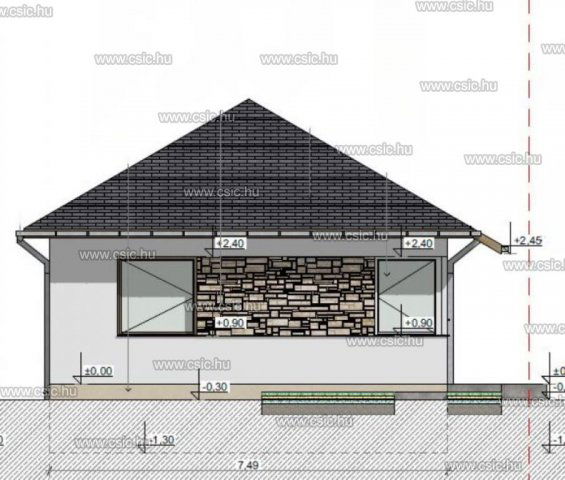 Eladó családi ház, Vácrátóton 88 M Ft, 1+3 szobás