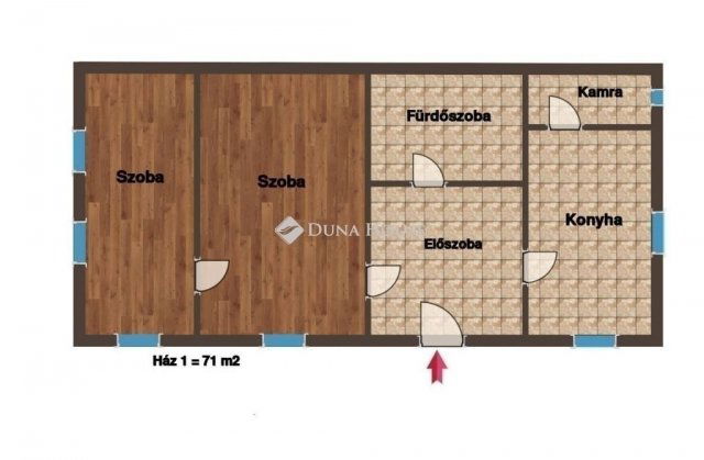 Eladó családi ház, Budapesten, XV. kerületben 109 M Ft, 3 szobás