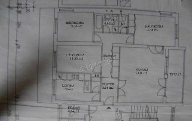 Eladó téglalakás, Balatonfüreden 85 M Ft, 2+2 szobás