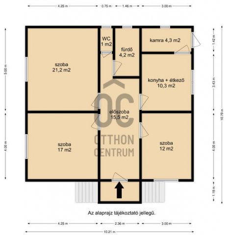 Eladó családi ház, Csapiban 24.9 M Ft, 3 szobás