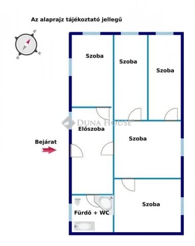 Eladó családi ház, Hódmezővásárhelyen 35 M Ft, 4 szobás