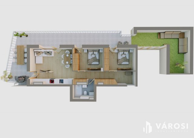 Eladó téglalakás, Debrecenben 94.9 M Ft, 3 szobás