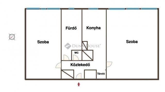 Eladó téglalakás, Budapesten, IV. kerületben 64.9 M Ft, 2 szobás