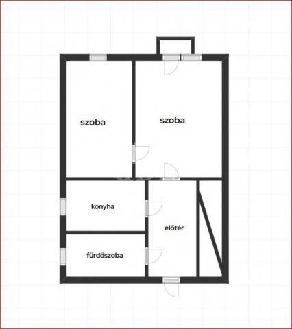 Eladó téglalakás, Kecskeméten 53.5 M Ft, 2 szobás