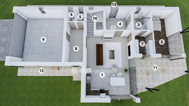 Eladó családi ház, Cserszegtomajon, Csendes utcában 217 M Ft
