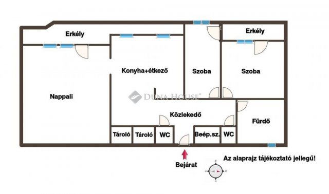 Eladó téglalakás, Zalaegerszegen 58 M Ft, 3 szobás