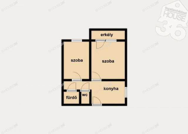 Eladó panellakás, Kecskeméten 47.9 M Ft, 2 szobás