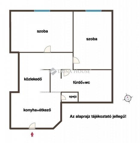 Eladó téglalakás, Budapesten, VIII. kerületben 88 M Ft, 2 szobás