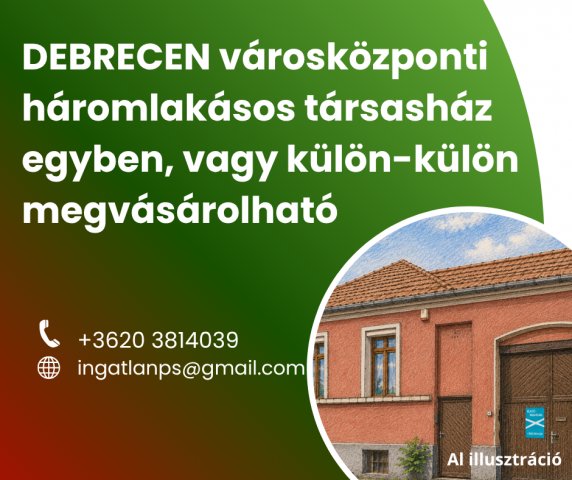 Eladó családi ház, Debrecenben 170 M Ft, 6 szobás