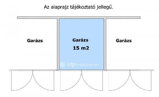 Eladó garázs, Szegeden 11.5 M Ft / költözzbe.hu